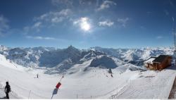 Photo Textures of Background Snowy Mountains