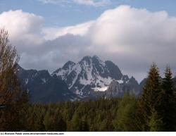 Photo Textures of Background Snowy Mountains