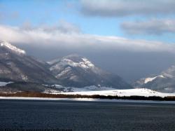 Photo Textures of Background Snowy Mountains