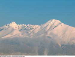 Photo Textures of Background Snowy Mountains