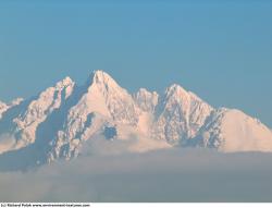 Photo Textures of Background Snowy Mountains