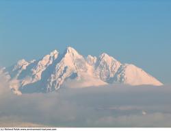 Photo Textures of Background Snowy Mountains