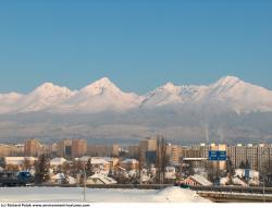 Photo Textures of Background Snowy Mountains