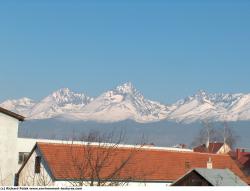 Photo Textures of Background Snowy Mountains