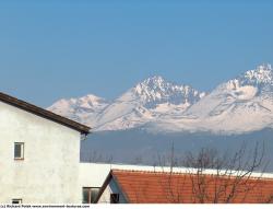 Photo Textures of Background Snowy Mountains