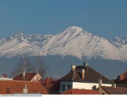 Photo Textures of Background Snowy Mountains