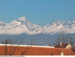 Photo Textures of Background Snowy Mountains