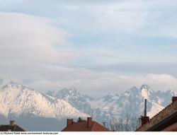 Photo Textures of Background Snowy Mountains