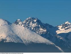 Photo Textures of Background Snowy Mountains