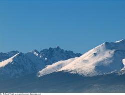 Photo Textures of Background Snowy Mountains