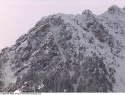 Photo Textures of Background Snowy Mountains