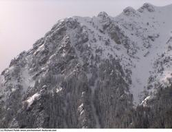 Photo Textures of Background Snowy Mountains