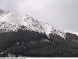 Photo Textures of Background Snowy Mountains