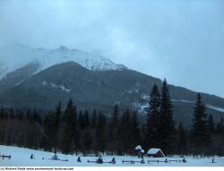 Photo Textures of Background Snowy Mountains