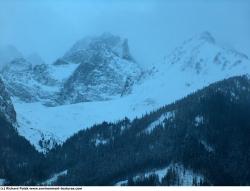 Photo Textures of Background Snowy Mountains