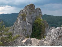 Photo Textures of Background Mountains