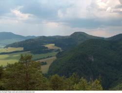 Photo Textures of Background Mountains