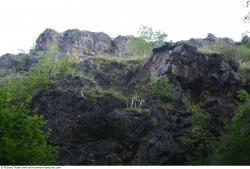 Cliffs Overgrown Rock