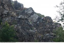 Cliffs Overgrown Rock