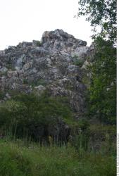 Cliffs Overgrown Rock