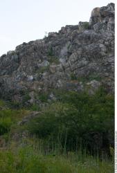 Cliffs Overgrown Rock