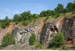 Various Walls Stones Cliffs Overgrown Rock