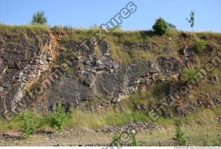 cliff overgrown