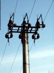 Photo Textures of Power Lines