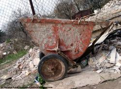 Photo Texture of Wheelbarrow