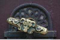 Photo Texture of Door Handle Historical