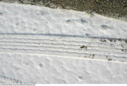 Photo Textures of Snow Trace