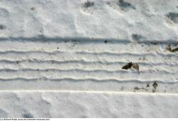 Photo Textures of Snow Trace