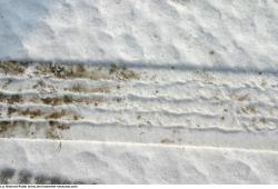 Photo Textures of Snow Trace