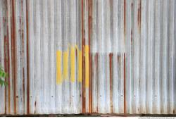 Rusted Corrugated Plates Metal