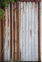 Rusted Corrugated Plates Metal