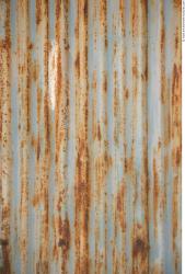 Rusted Corrugated Plates Metal