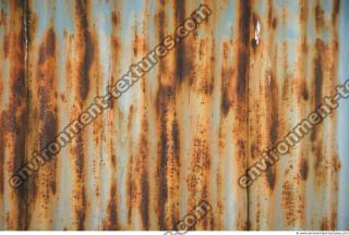 Photo Texture of Metal Corrugated Plates Rusted