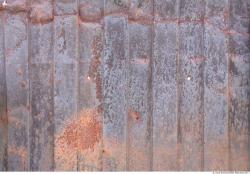 Rusted Corrugated Plates Metal