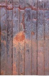 Rusted Corrugated Plates Metal