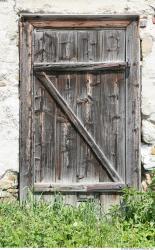 Single Old Wooden Doors