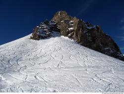 Photo Textures of Background Snowy Mountains