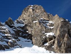 Photo Textures of Background Snowy Mountains