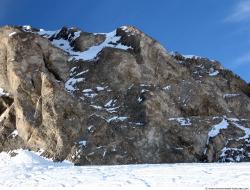 Photo Textures of Background Snowy Mountains