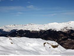 Photo Textures of Background Snowy Mountains