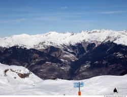 Photo Textures of Background Snowy Mountains