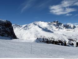 Photo Textures of Background Snowy Mountains