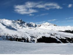 Photo Textures of Background Snowy Mountains