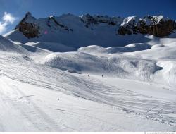 Photo Textures of Background Snowy Mountains