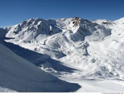 Photo Textures of Background Snowy Mountains