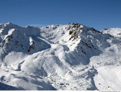 Photo Textures of Background Snowy Mountains